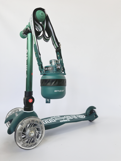 Самокат Mini Micro Deluxe складной ECO LED зеленый