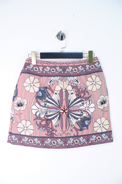 Юбка Befree с красивым орнаментом, маркировка S, визуально 44 размер