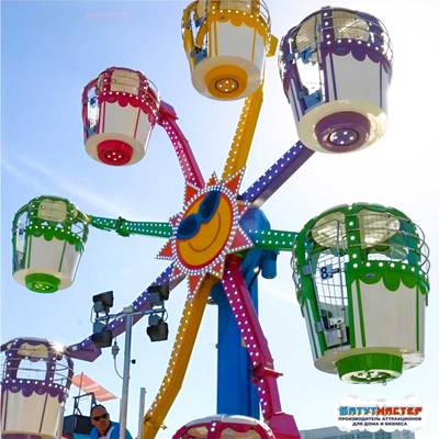 Детское колесо обозрения «Семицветик» — 8 кабин, до 16 человек