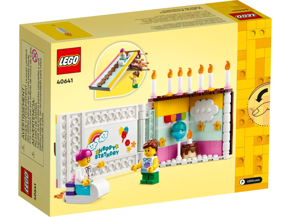 Конструктор LEGO 40641 Торт на день рождения