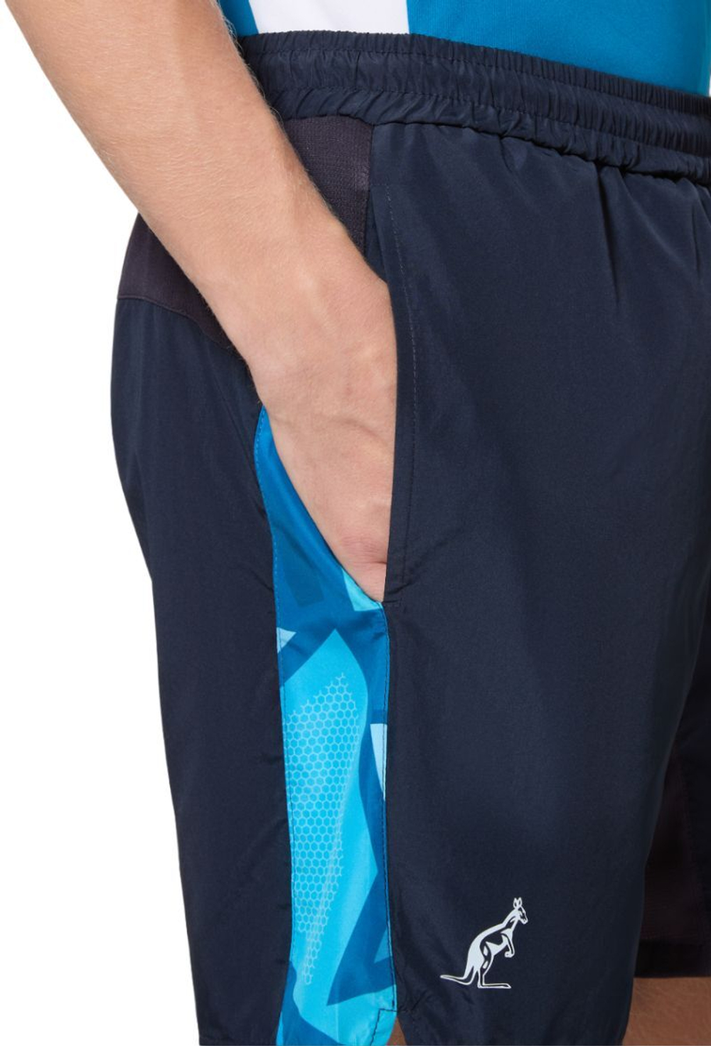 Теннисные шорты Australian Smash Abstract Shorts - blu navy