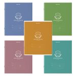 Тетрадь 18 л. BRAUBERG линия, обложка картон, "ОДНОТОННЫЙ С ЭМБЛЕМОЙ", 106483, 5шт