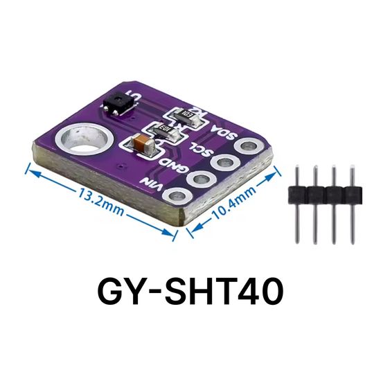 Цифровой датчик температуры и влажности SHT40