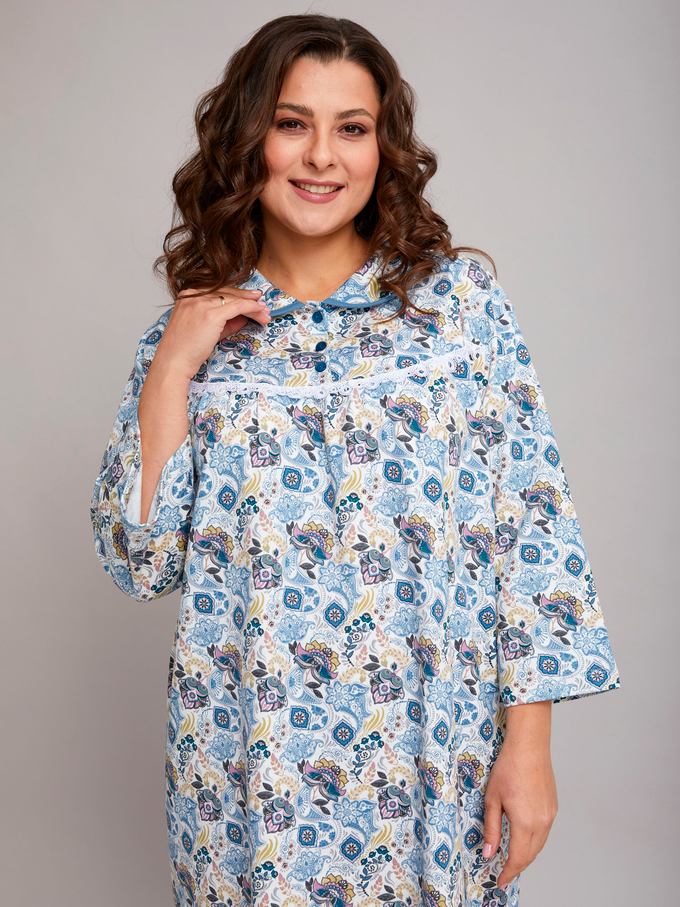 Ночная сорочка С-013/белый-лотос