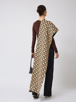 Шарф вязаный лого "ML"