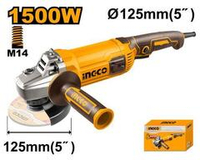 Угловая шлифовальная машина 125мм 1500Вт NGCO AG150028 INDUSTRIAL