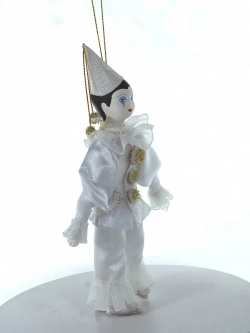 Кукла подвесная фарфоровая Пьеро