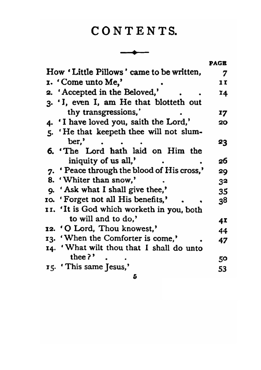 Little Pillows. Or, Good-Night Thoughts for the Little Ones | Frances Ridley Havergal