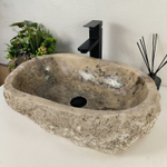 Каменная раковина из оникса Erozy Grey EO-60676  55*34*15