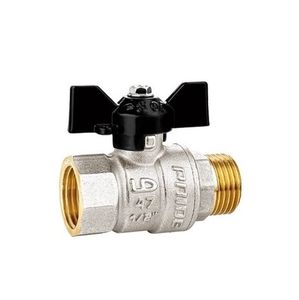 Шаровые краны LD Pride LD 47.302 НР/ВР, ручка-бабочка