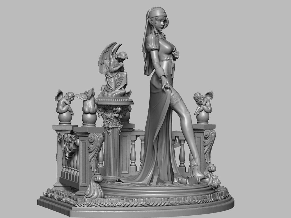 Фигурка Монахиня nsfw