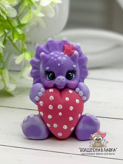 Силиконовая форма Динозаврик Бэтти