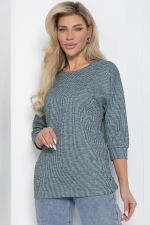 Блуза В гармонии с собой (серо-зеленая) Б12424 LT Collection