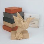 Пластилин скульптурный Гамма "Студия", серый, твердый, 1кг, пакет