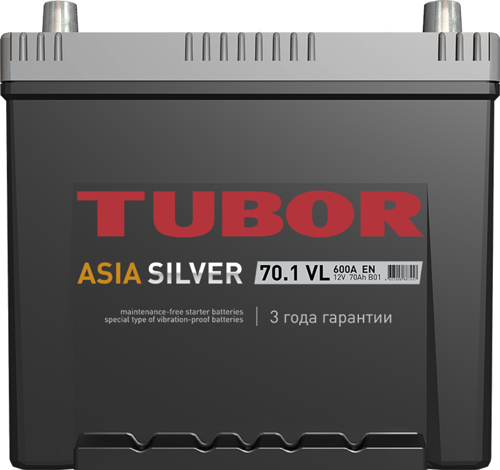 TUBOR Asia SILVER 6СТ-70 аккумулятор