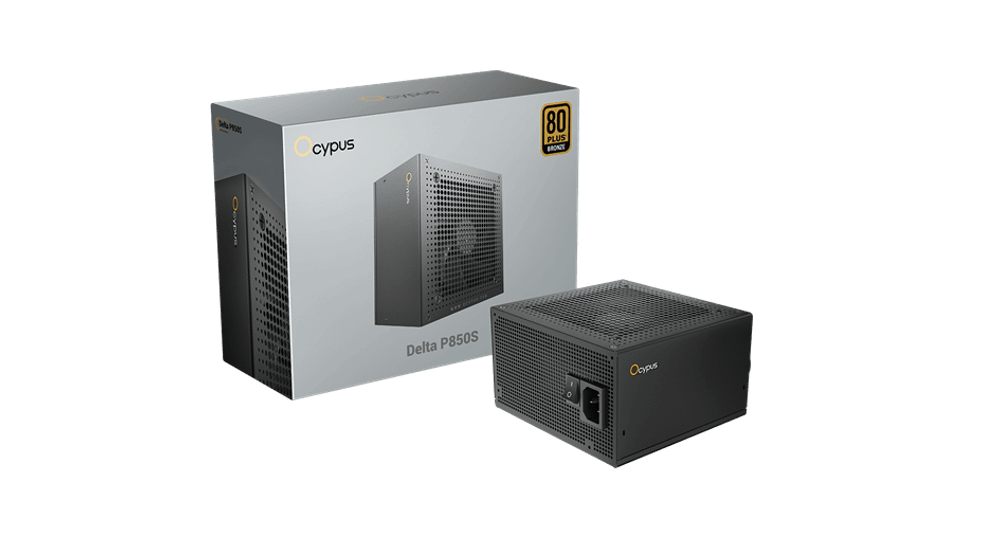 Блок питания Ocypus  850W, Delta P850S, Non modular, 80+ BRONZE, Черный, Delta-P850S-BDFBK025X-EU