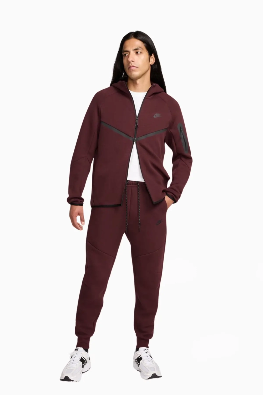 Штаны Nike Sportswear Tech Fleece - бордовый