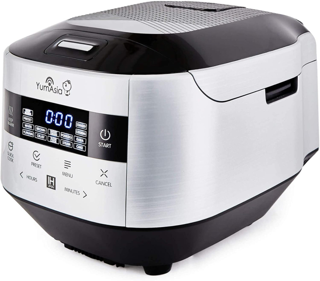 Yum Asia Рисоварка Yum Asia Bamboo Rice Cooker, 8 чашек, 1.5 л ( Anthracite Black)