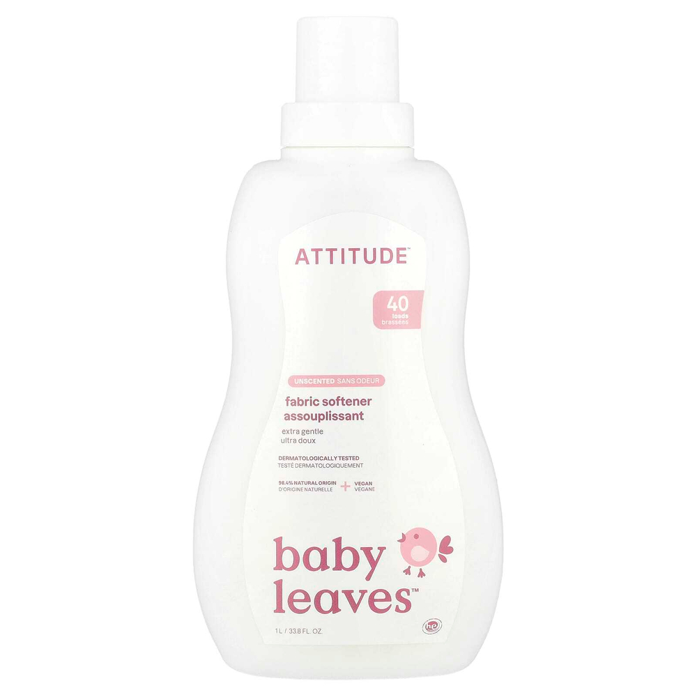 ATTITUDE, Little Ones, кондиционер для белья, без отдушек, 40 порций, 33,8 жидк. унц.