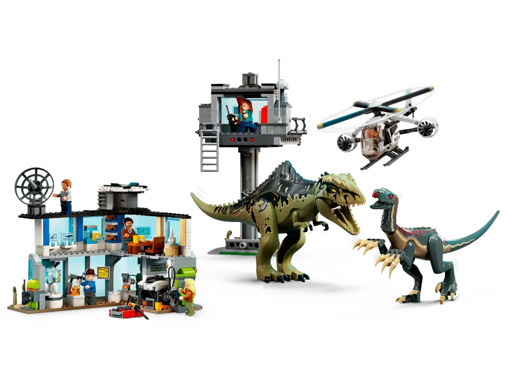 Конструктор LEGO Jurassic World 76949 Атака гигантозавра и теризинозавра