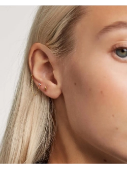 Серьги Musketeer серебро 925 пробы покрытое золотом