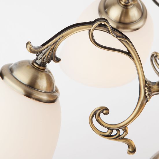 22010/6+2 / потолочный светильник /   античная бронза