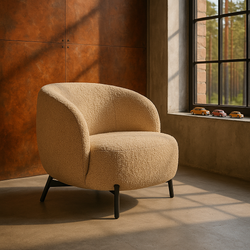 Дизайнерское кресло OWL букле