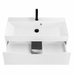 Тумба с раковиной Belbagno MARINO 80 2C-SO/BB800/450-LV-MR-AST Bianco Opaco