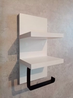 Держатель для туалетной бумаги с полками