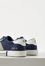 Кеды муж. AERONAUTICA 279 синий хлопок