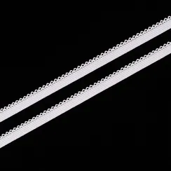 Резинка отделочная молочная 10 мм (цв. 004), K-94/10