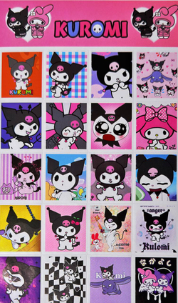 Набор стикеров "Куроми" оптом