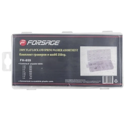 Гроверы и шайбы, 250пр. Forsage F-859