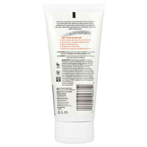 Palmer's, Cocoa Butter Formula® с витамином E, сияющий блеск для тела, 155 мл (5,25 жидк. унц.)