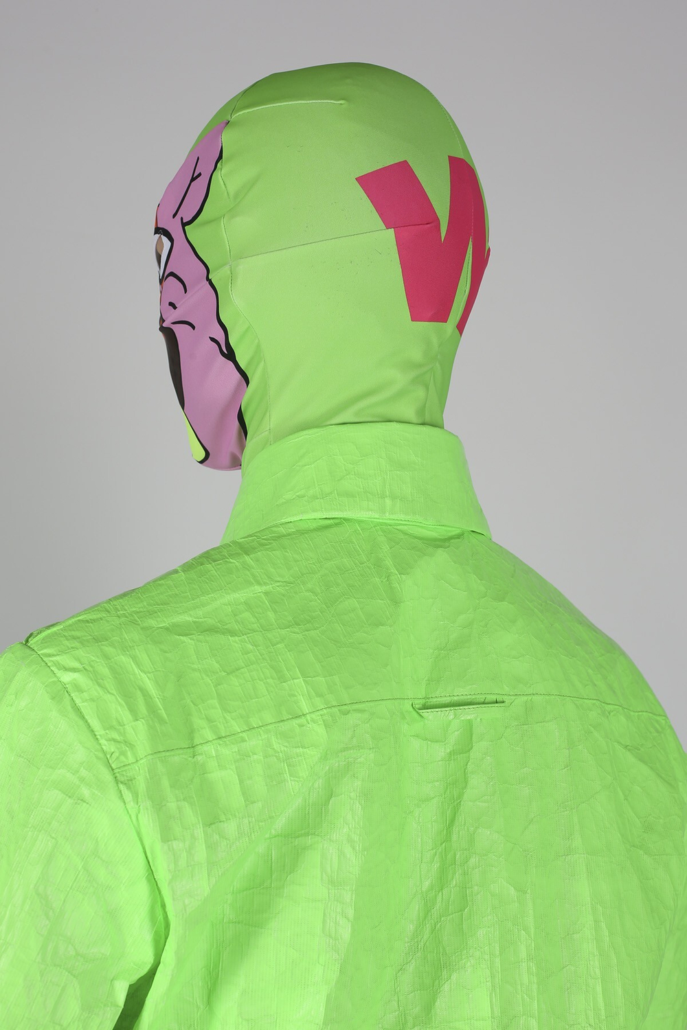WALTER VAN BEIRENDONCK МАСКА ЗЕЛЕНАЯ BEAR MORPH