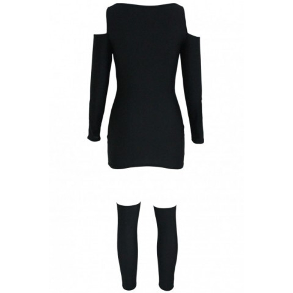 Платье на хеллоуин «Скелет» размер S