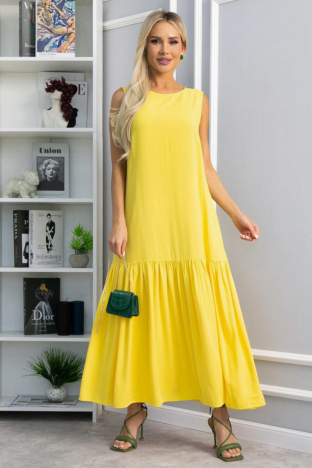 Платье Городской романс (желтое) П13898-21М LT Collection