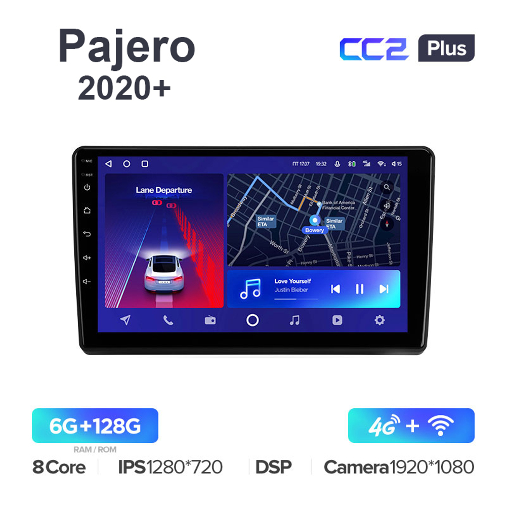 Teyes CC2 Plus 10,2"для Mitsubishi Pajero 2020+