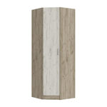 Гармония ШУ 601 Шкаф угловой Дуб крафт серый / Дуб крафт белый