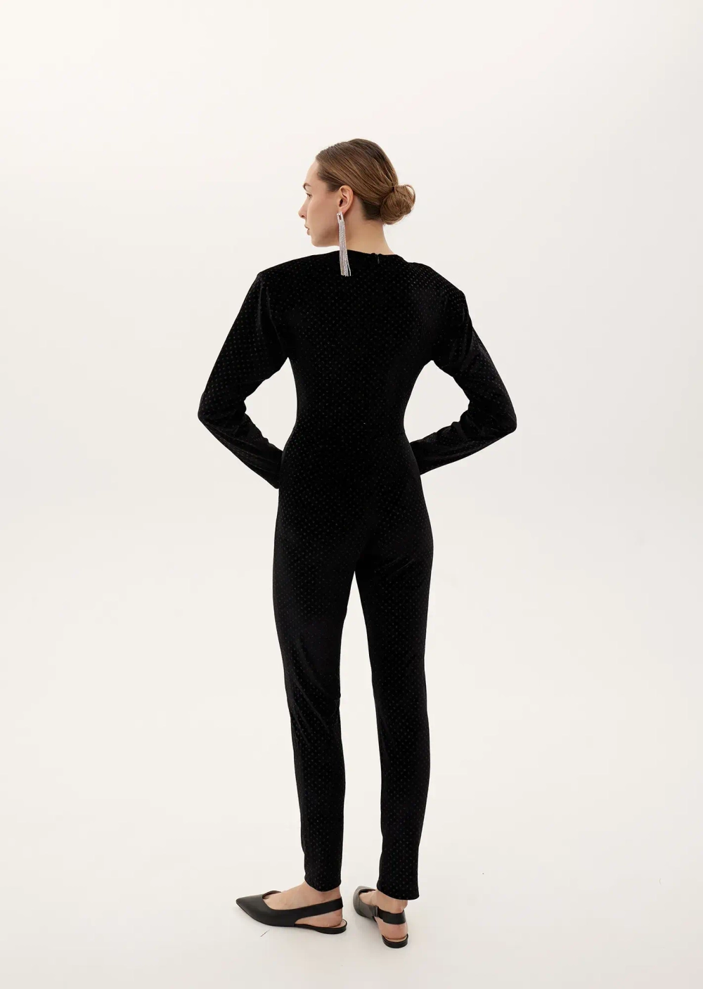 Комбинезон, чёрный