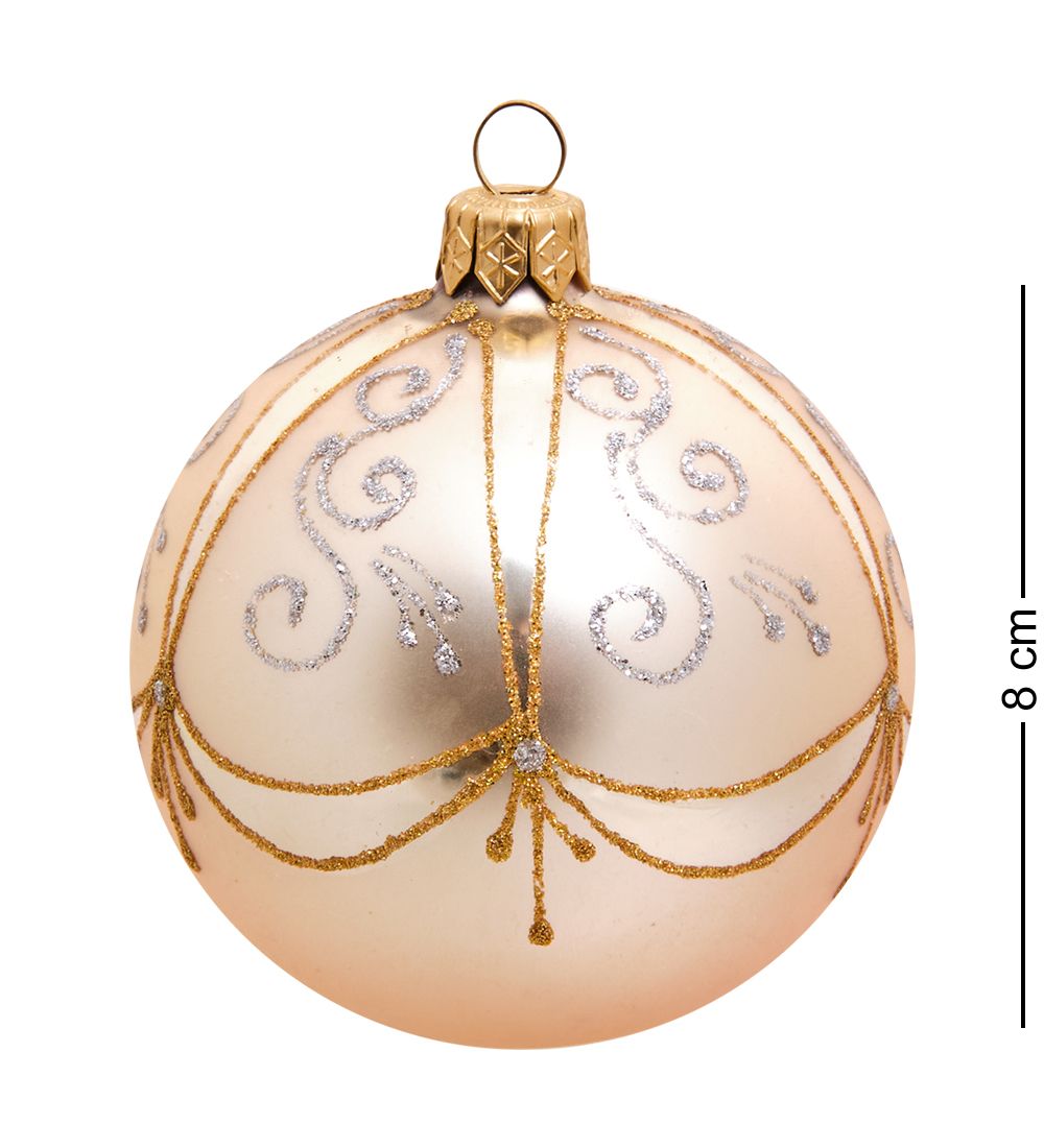 Элита НФШ-1598 Ел.украшение Шар «Вуаль» 80 мм