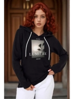 футболка с длинным рукавом лонгслив с капюшоном