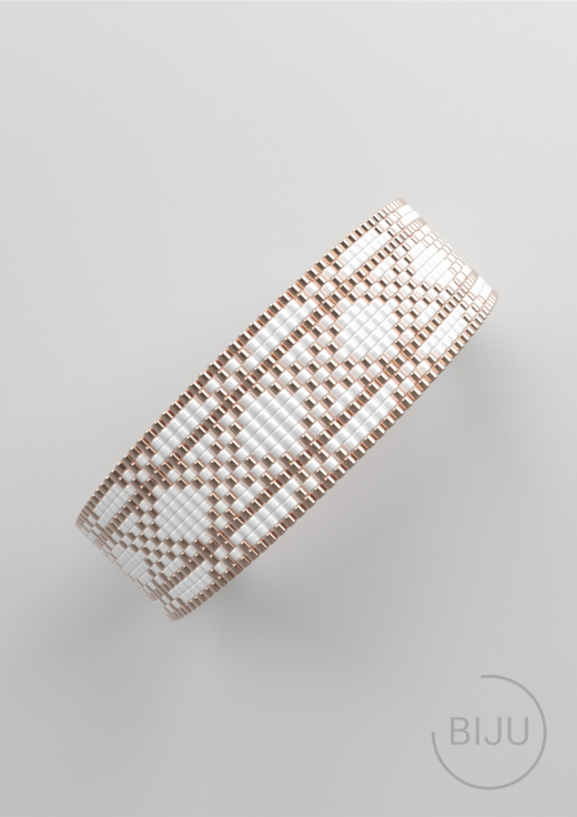 Схема LOOM, Схема браслета на станке, узор из Miyuki Delica 11/0, файл PDF, №431L