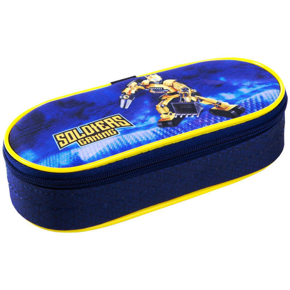 Пенал мягкий 210*85*50 Berlingo Robogame, корпусный , нейлон