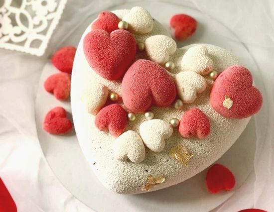 Торт сердце  №1069