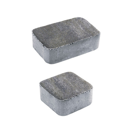 Тротуарная плитка КЛАССИКО - Искусственный камень Габбро, комплект из 2 видов плит