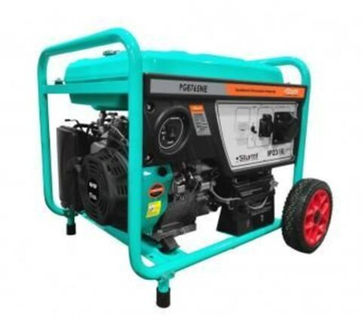 Бензогенератор PG8765NE, 6500 ВА, AVR (Авто. Рег.Напр.), эл/ручн старт, 76 кг,бак 25 л Sturm