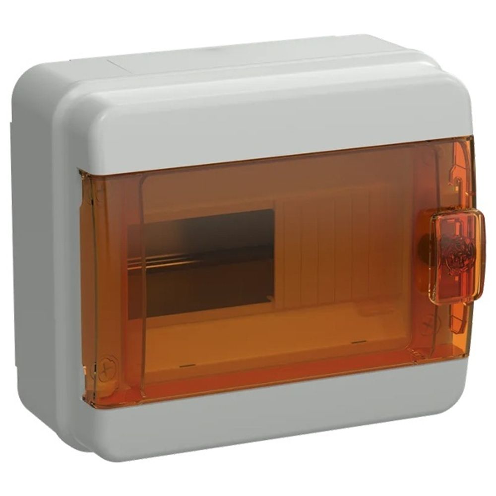 Корпус пластиковый КМПн-8 IP65 оранжевая прозрачная дверь TEKFOR IEK