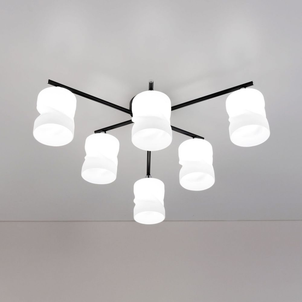 Citilux Нильс CL132165 Люстра потолочная Чёрная