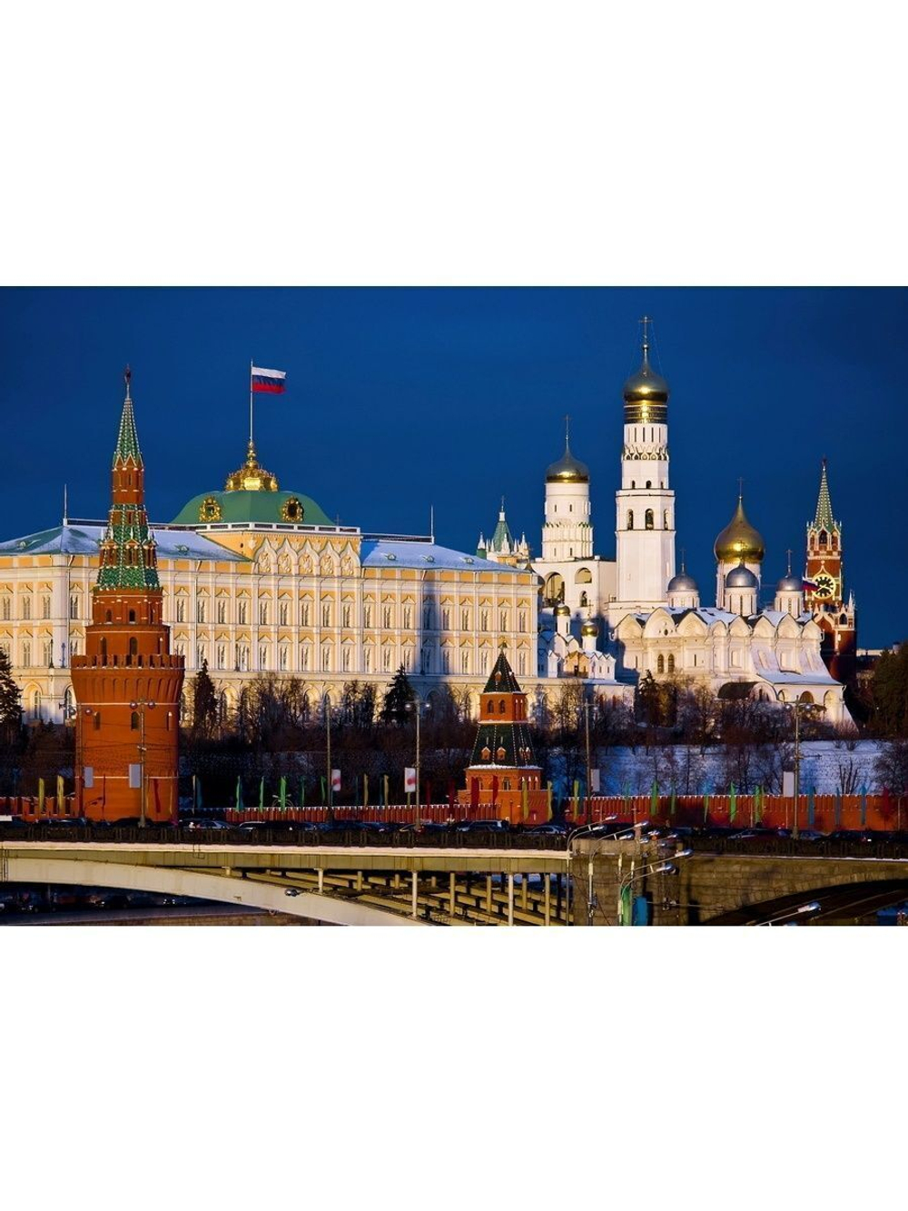 Фото на стекле "Московский кремль"